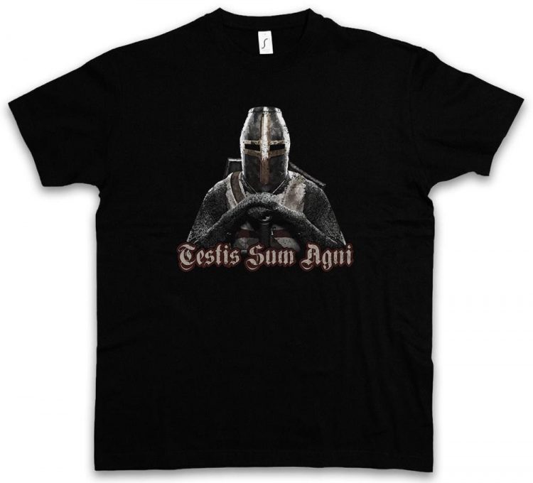 Camiseta inspirada en los caballeros templarios