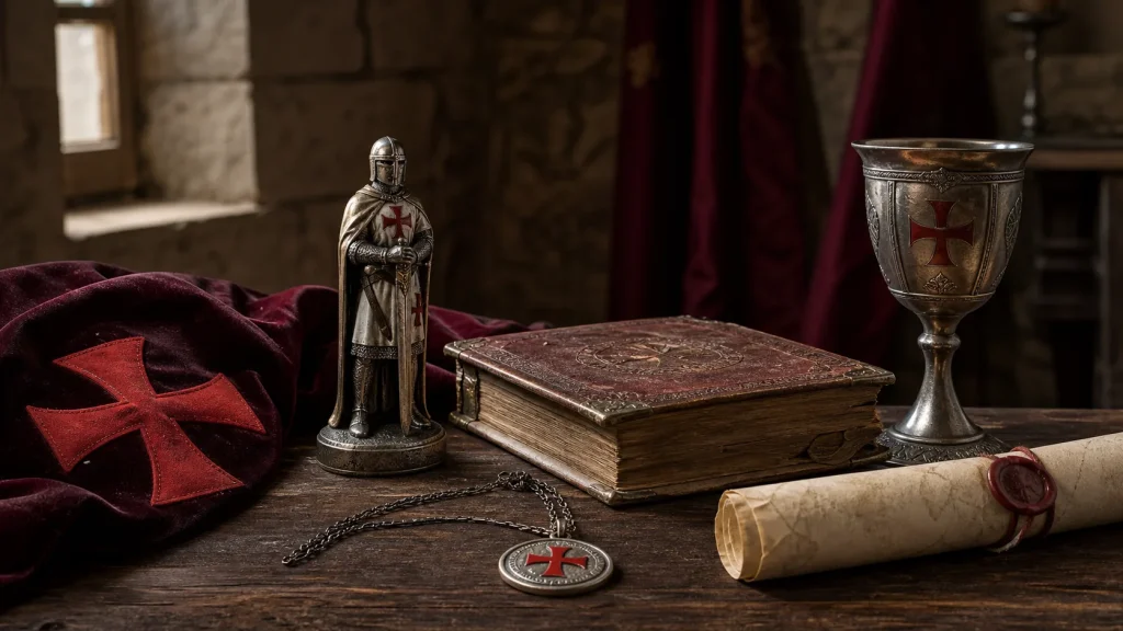 Selección de regalos templarios inspirados en la historia